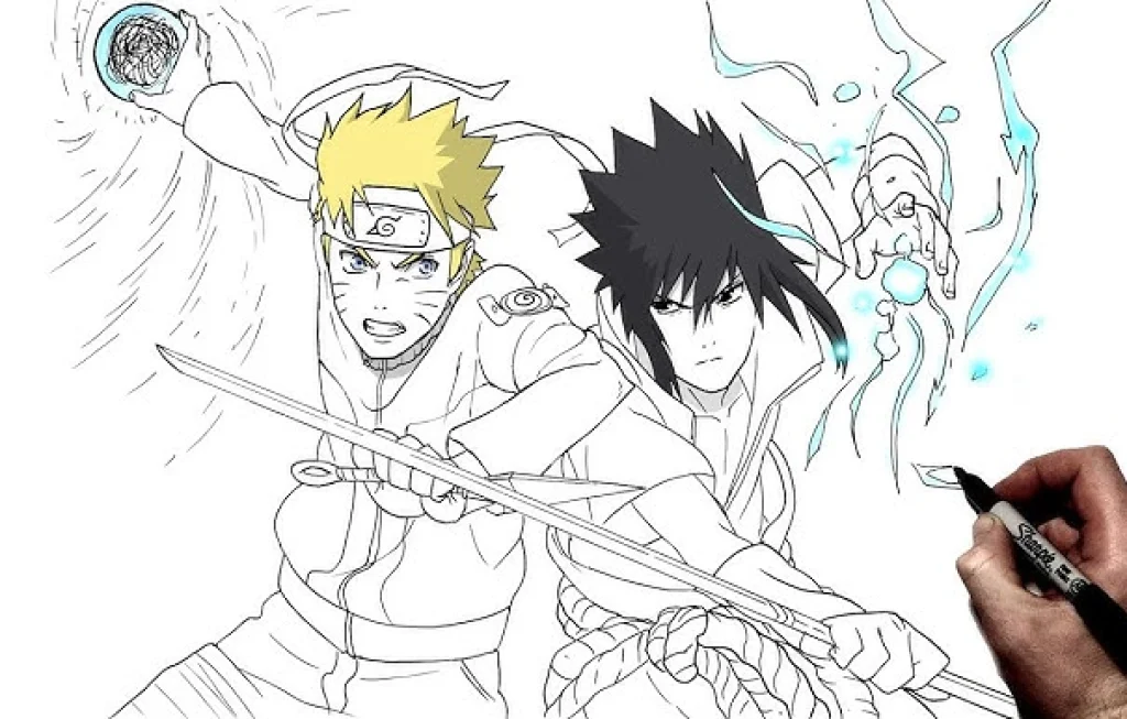 Naruto vs Sasuke